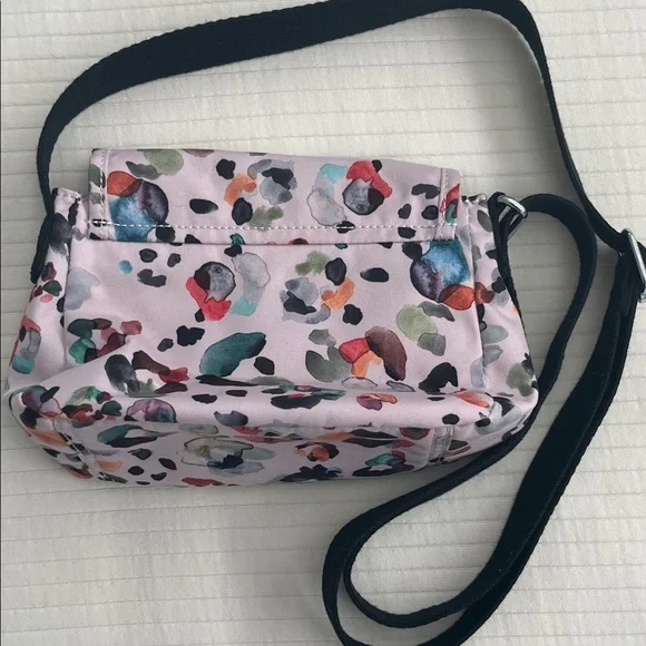 Kipling Colorful Animal Print Crossbody Bag with Black Strap - Picture 5 of 10